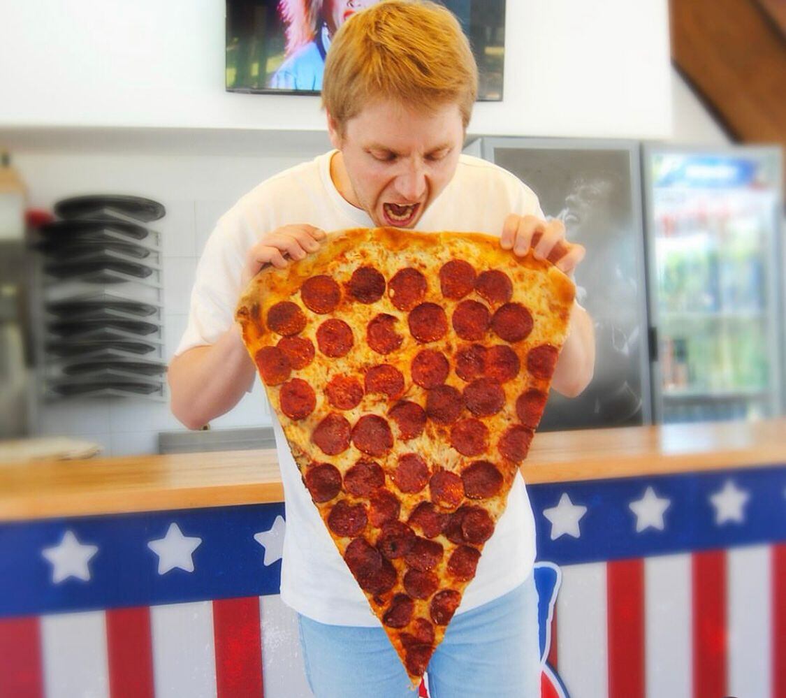 La pizza XXL de Buenos Aires.