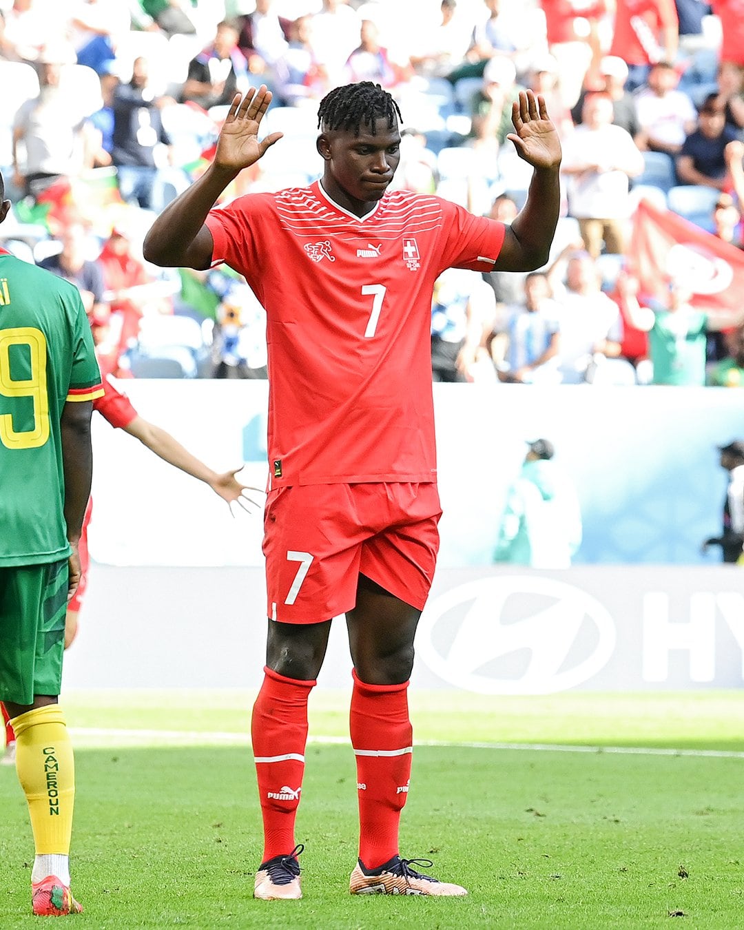 Breel Embolo, el suizo nacido en Camerún que hizo historia en Mundiales.