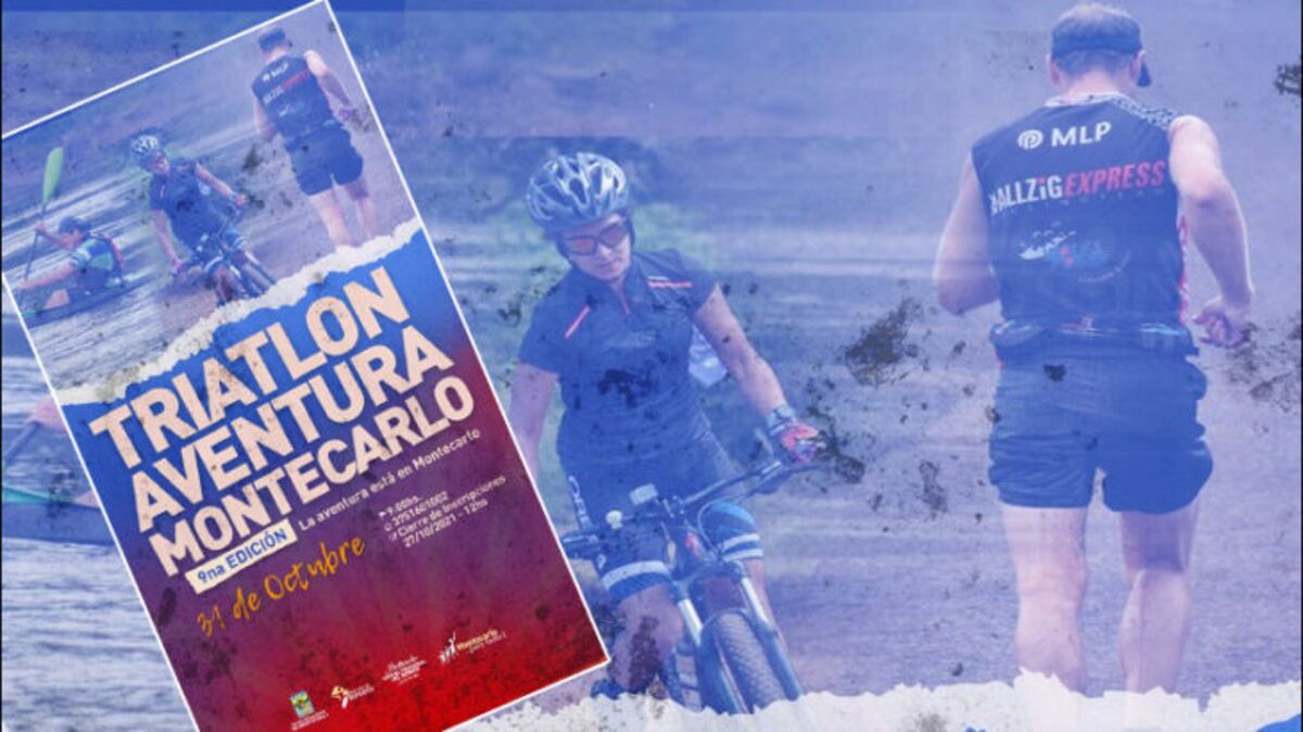 Se viene la 9º edición del “Triatlón Aventura” en Montecarlo