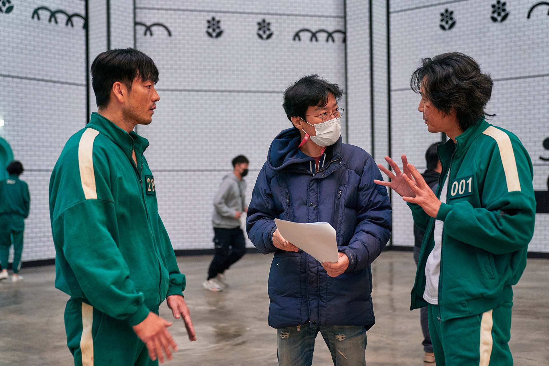 Hwang Dong-hyuk en la producción de El juego del calamar