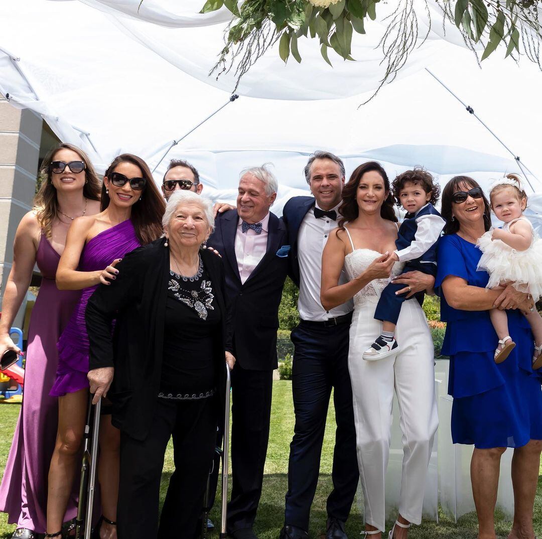 El chileno festejó en familia luego de la boda.