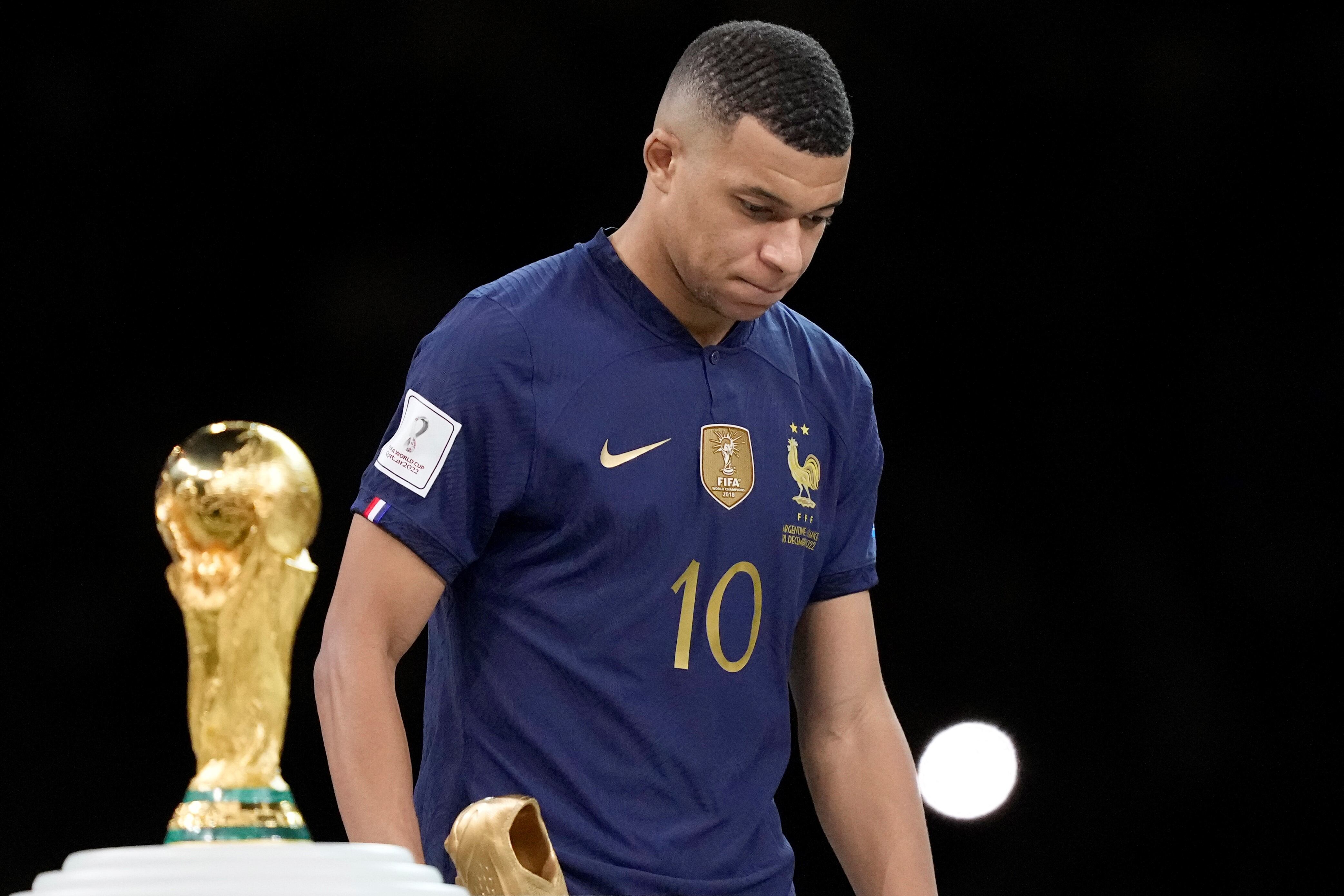 Kylian Mbappé fue el centro de las burlas de los jugadores argentinos tras la final. 