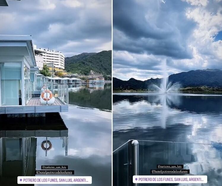 Federico Bal disfruta de los paisajes de San Luis en unas mini vacaciones.