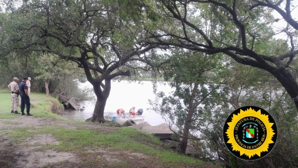 Desesperante búsqueda de un joven que se arrojó a las aguas del río Gualeguaychú