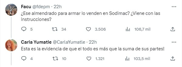 Fue a un restaurante de Chacarita, le sirvieron un almendrado “para armar” y fue viral en Twitter