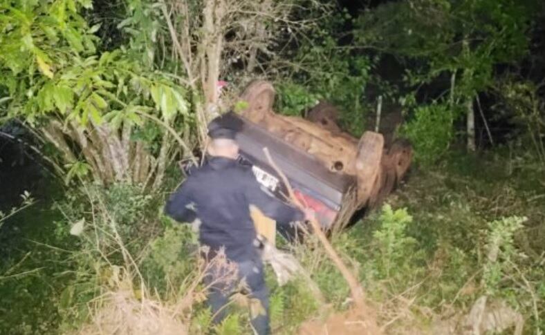 Accidente vial en Alba Posse: dos mujeres lesionadas.