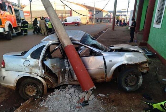 Fue excarcelado el joven que conducía ebrio y protagonizó  un accidente en Puerto Iguazú.