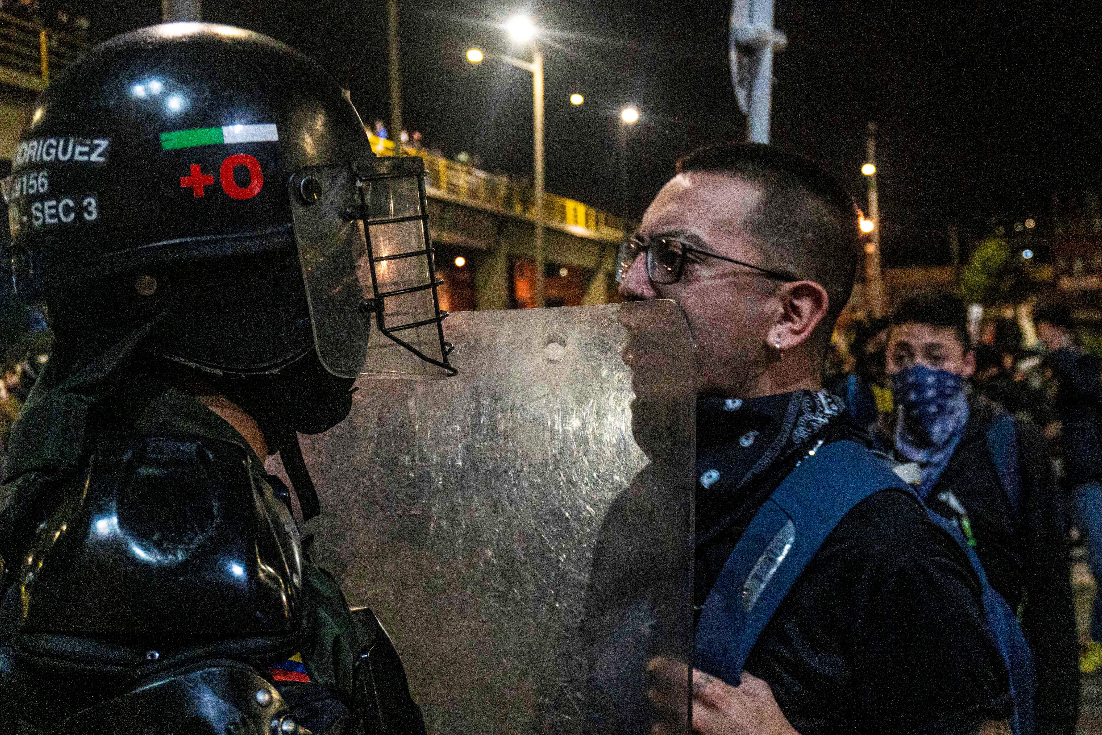 Continúa en conflicto en las calles de Bogotá, Colombia