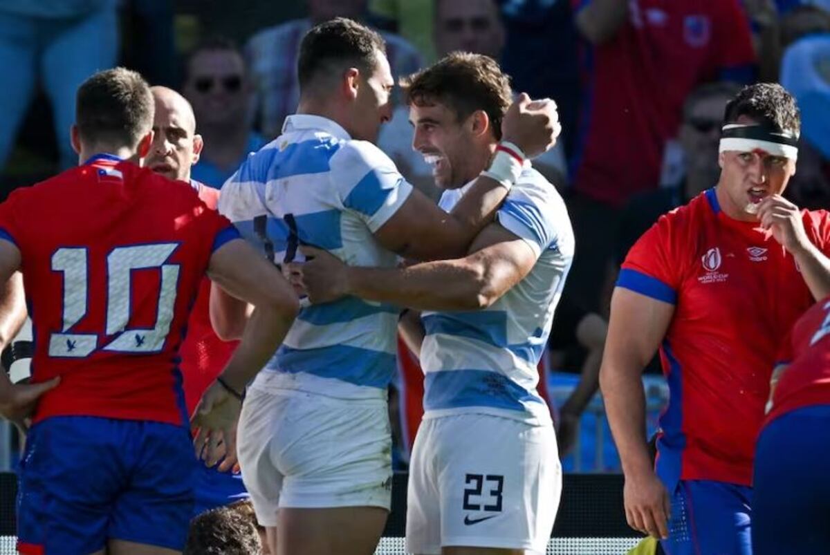 La goleada de Los Pumas en el Mundial de Rugby ante Chile: con un Isgró que debutó con try y un González que se afirma