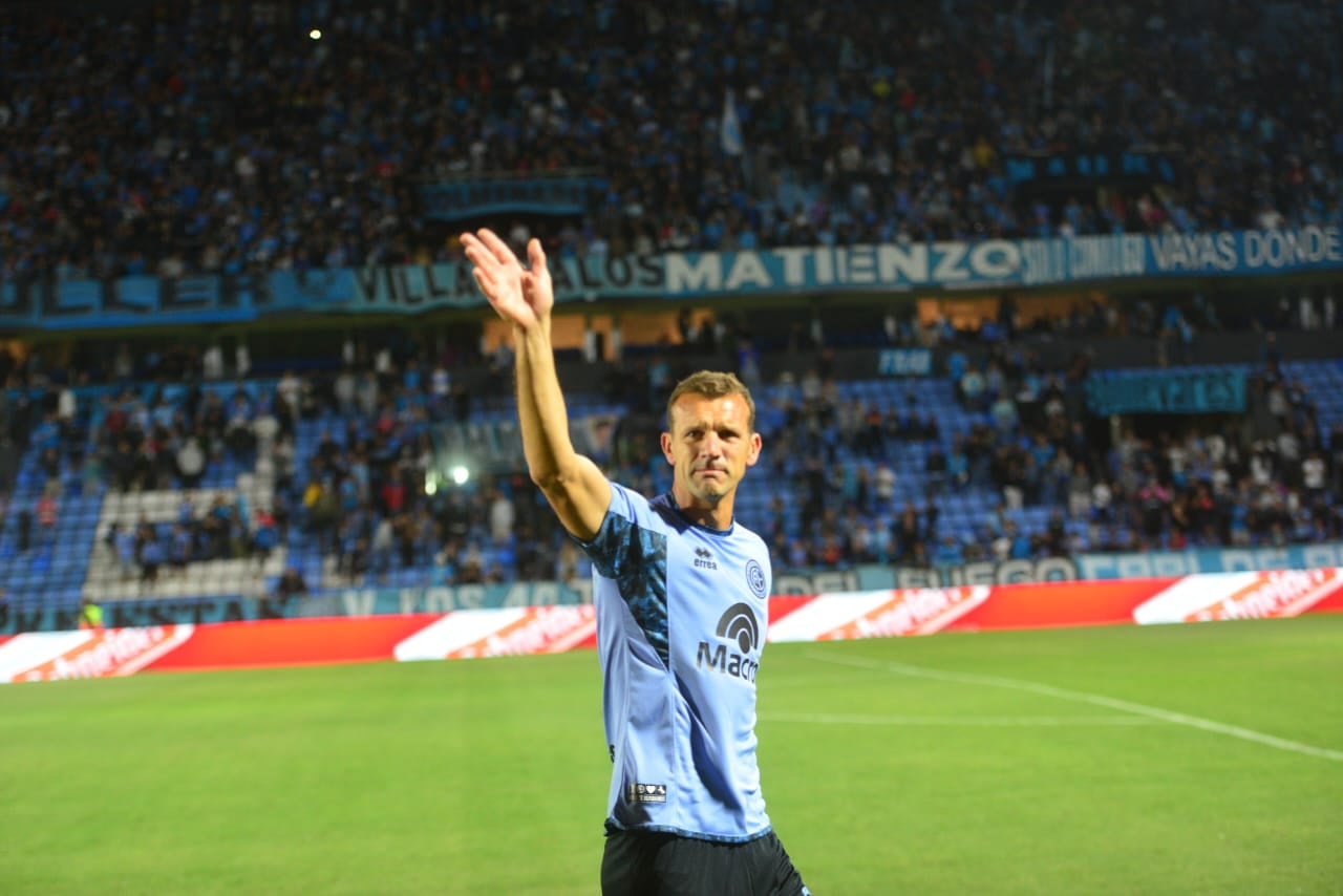 Diego Novaretti jugó su último partido como profesional en la cancha de Belgrano. El defensor se retira del profesionalismo. (Javier Ferreyra / La Voz)