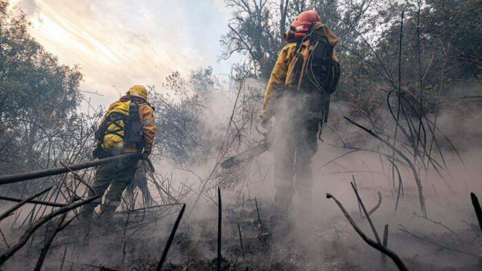 Incendios en El Bolsón.