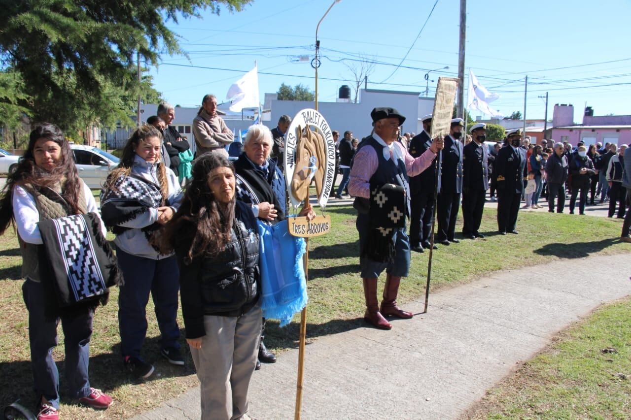 Acto Oficial por el 40º aniversario de la guerra de Malvinas, Tres Arroyos