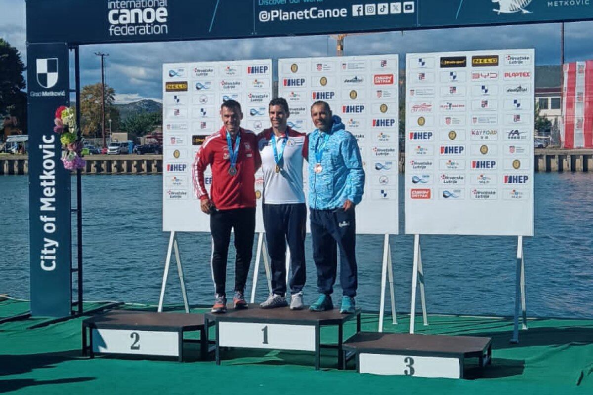 El entrerriano Roberto Palacios logró 2 medallas de Bronce en el Mundial de Canotaje en Croacia