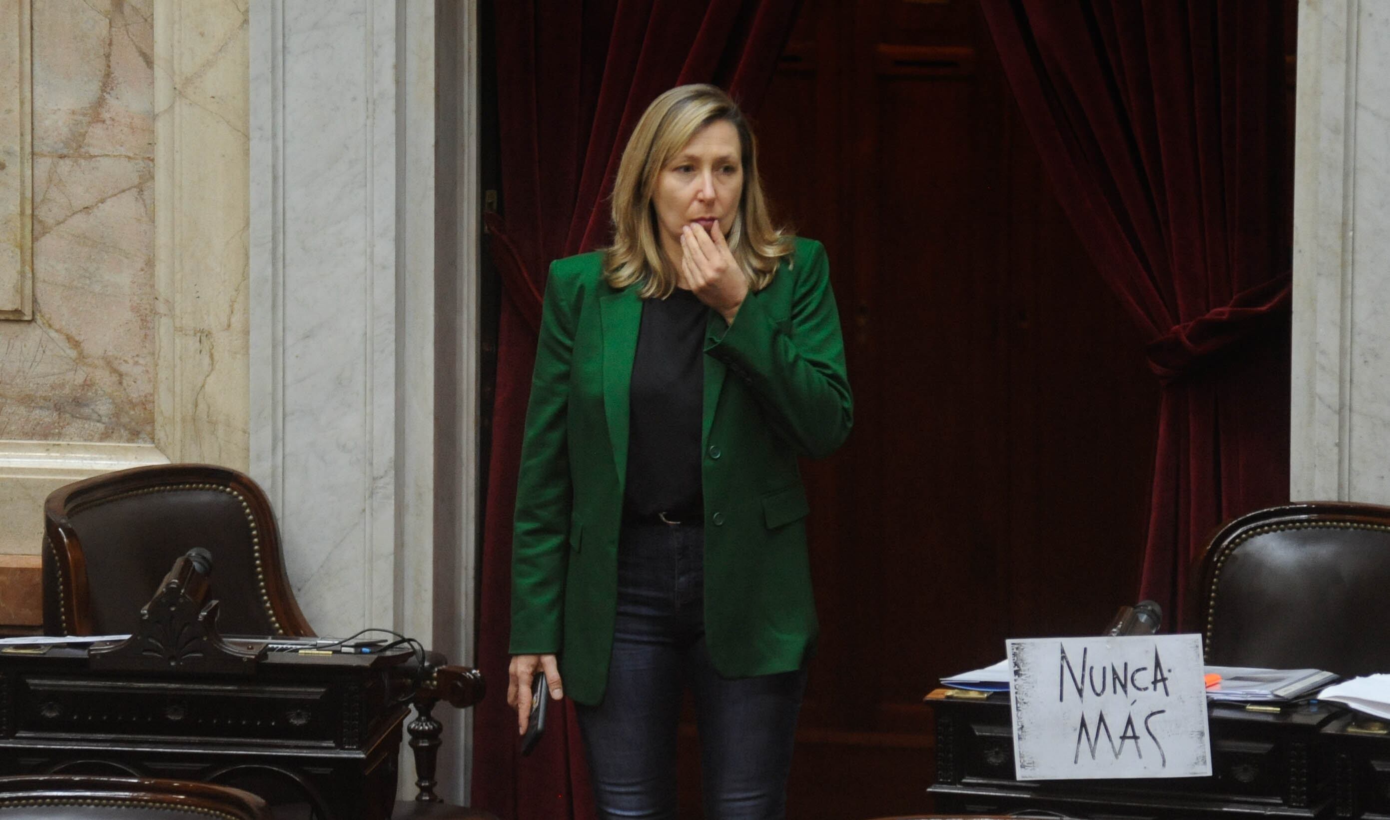 Myriam Bregman, crítica con el oficialismo y el resto de la oposición. 
Foto Federico Lopez Claro