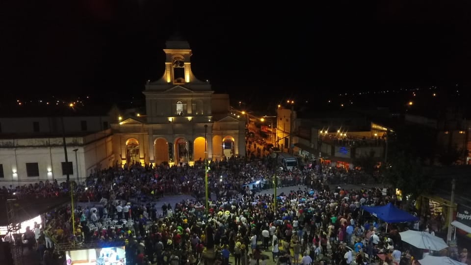 Misa multitudinaria en Villa Cura Brochero.