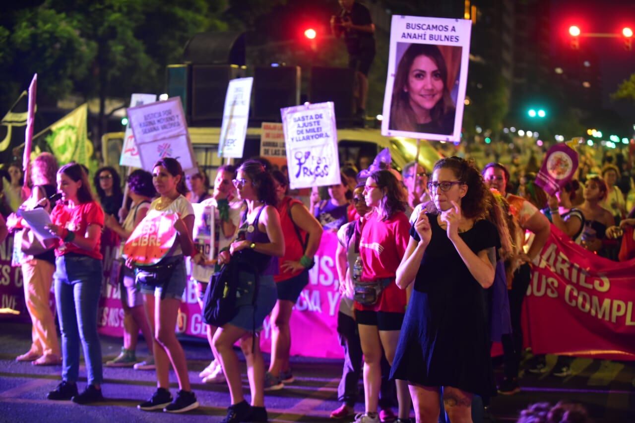 La marcha 8M en Córdoba. (LaVoz).