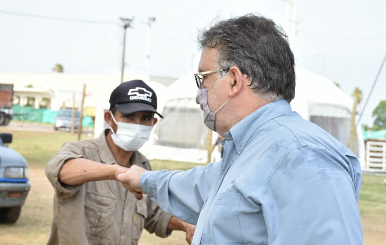 Se trabaja en los detalles en el Corsódromo de Concordia.