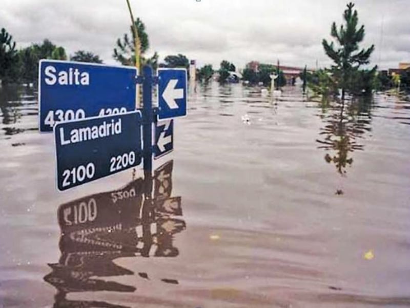 Inundaciones en Santa Fe en 2003