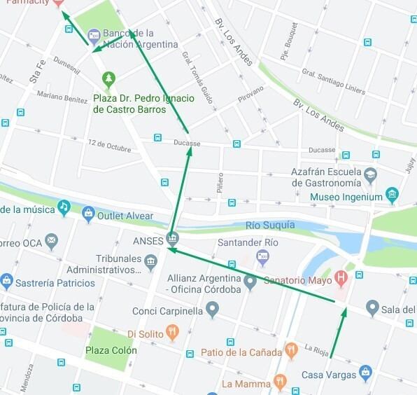 Cambios en la línea 18 del Centro.