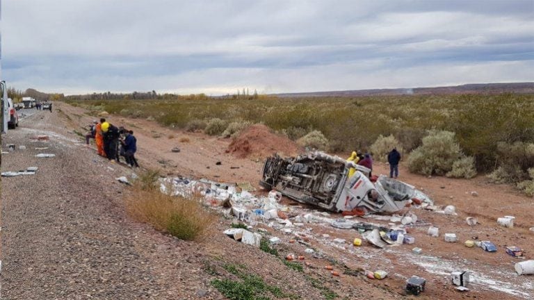 Joven neuquino murió en un choque frontal en la Ruta provincia 7 (Foto: David Ojeda)