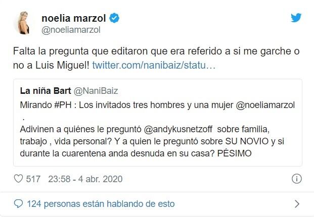 Sobre la desubicada pregunta en torno a Luis Miguel. (Twitter)