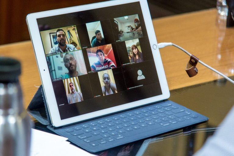 Walter Vuoto videoconferencia con Gremios nucleados a la CGT