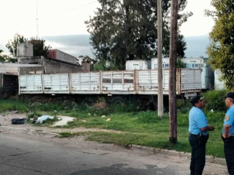 El lugar en donde apareció el cuerpo de Abril.