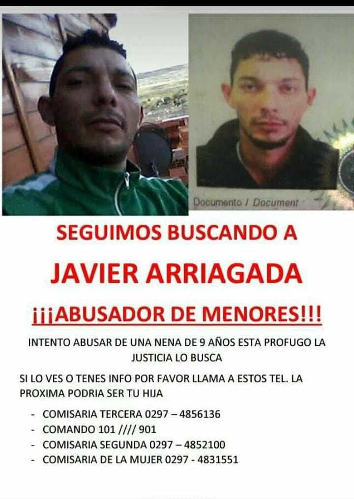 Javier Arriagada buscado