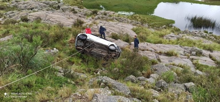 Accidente en Altas Cumbres