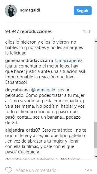 Críticas a Nicolás Magaldi.