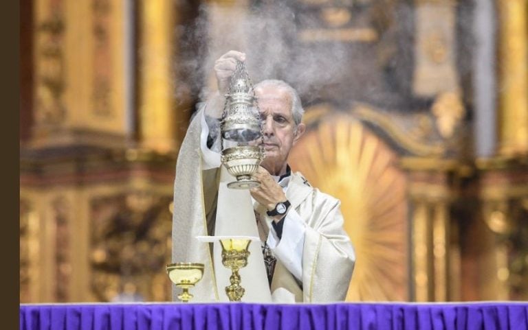 El arzobispo de Buenos Aires, Mario Poli.. (Télam)