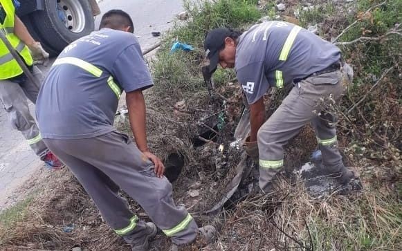 Descubrieron que más desagües de La Plata estaban tapados intencionalmente