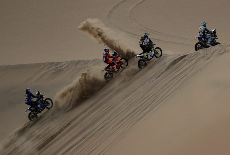 Luciano Benavidez en el 2019 Peru Dakar Rally