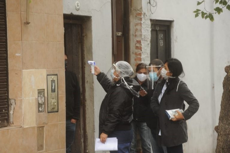 Operativo DetectAr en Balvanera (Foto: Clarín)