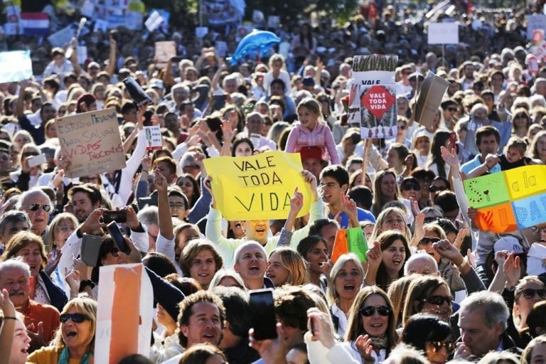 Marcha a favor de la vida