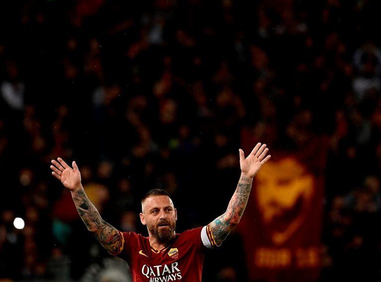 De Rossi dejó Roma tras 18 años. Foto: AFP/Filippo Monteforte.