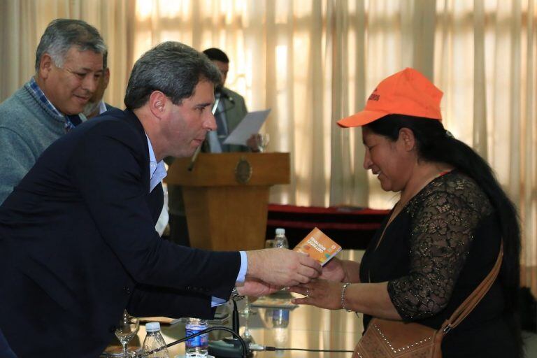 El gobernador Sergio Uñac hizo el anuncio en Casa de Gobierno.