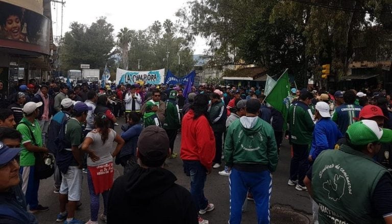 Marcha en Salta. (La Gaceta)