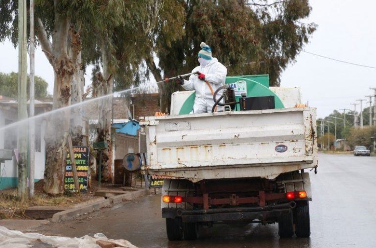 Operativo en el barrio La Favorita, Mendoza.