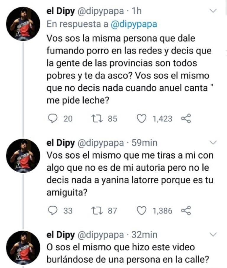 Fuerte cruce entre El Dipy y La Faraona (web)