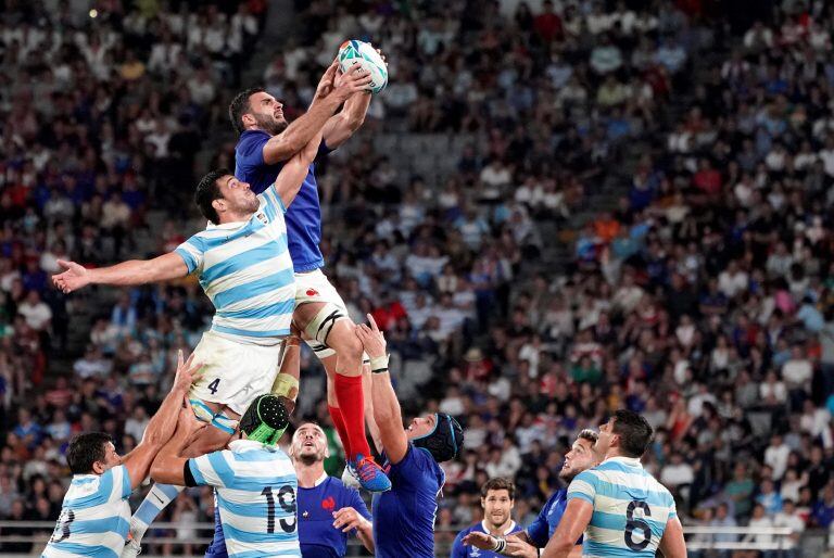 Francia y Argentina y se enfrentaron. (Foto:EFE/EPA/FRANCK ROBICHON)