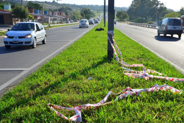 Choque en Ruta 19 y avenida Circunvalación.