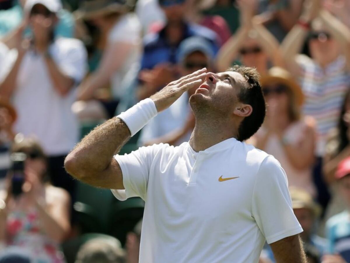 Del Potro derrotó a Benoit Paire y se metió en octavos de final de Wimbledon