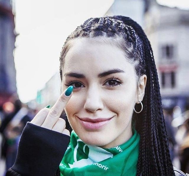 Lali Espósito, a favor del aborto