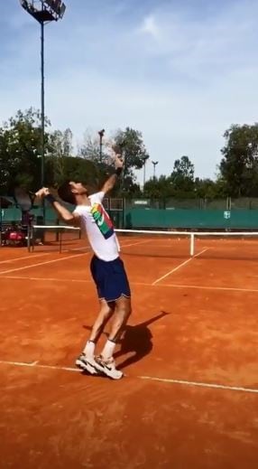 Juan Martín del Potro se prepara para la temporada de polvo de ladrillo.