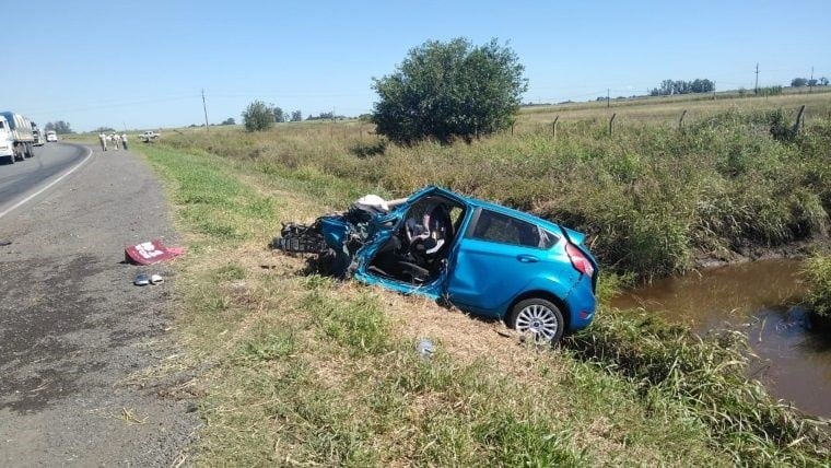 Grave accidente con cuatro heridos cerca de Zavalla