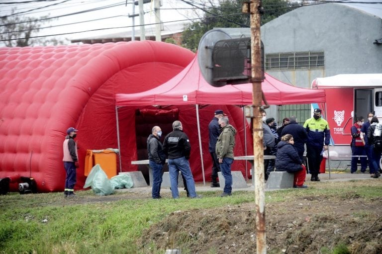 Confirmaron 92 casos de coronavirus en el barrio San Jorge de Don Torcuato. (Clarín)