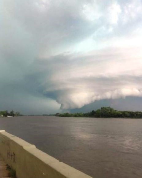 Temporal en Corrientes. (Foto: Corrientes Hoy)