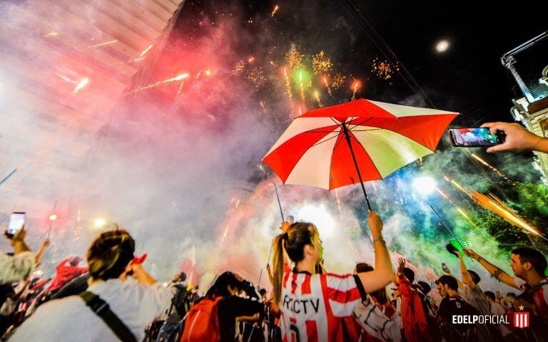 Estudiantes volvió a su estadio (Foto: Twitter)