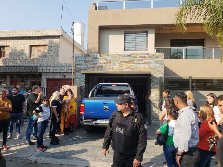 Lo secuestrado por la Justicia Federal en la casa de Saillén y Catrambone del Surrbac. (Fotos Infobae)